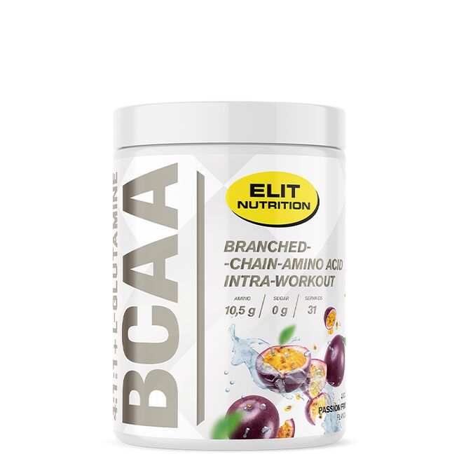 ELIT BCAA 4:1:1 + L-glutamine, 400 g, Passion Fruit