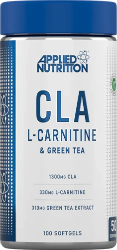 Applied Nutrition CLA, L-Carnitine & Green Tea - 100 softgels