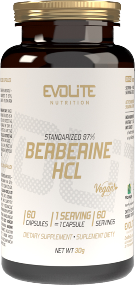 Evolite Berberine HCL 400 mg - 60 caps