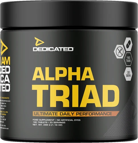 Dedicated Nutrition Alpha Triad - 180 tabs