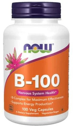 NOW Foods NOW0436 Vitamin B-100 - 100 veg caps