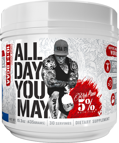5% Nutrition All Day You May - 435 g Blue Raspberry