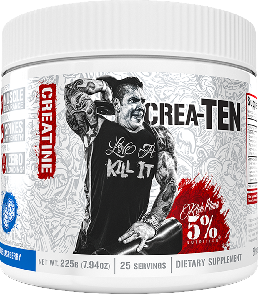 5% Nutrition Crea-TEN - 231 g Blue Raspberry