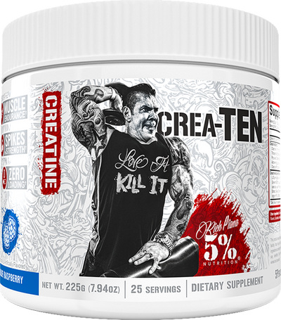 5% Nutrition Crea-TEN - 231 g Blue Raspberry