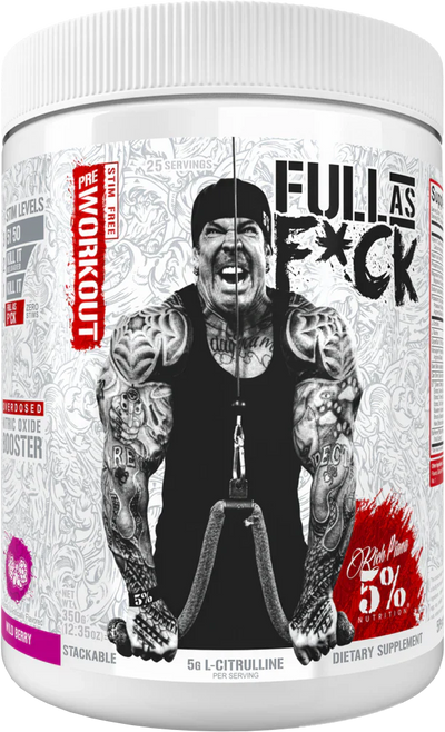 5% Nutrition Full As F*ck - 375 g Wild Berry
