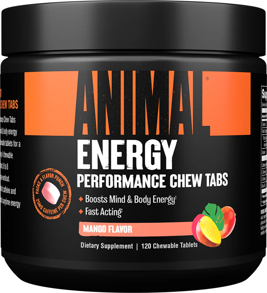 Animal Energy Chews - 60 tabs Mango