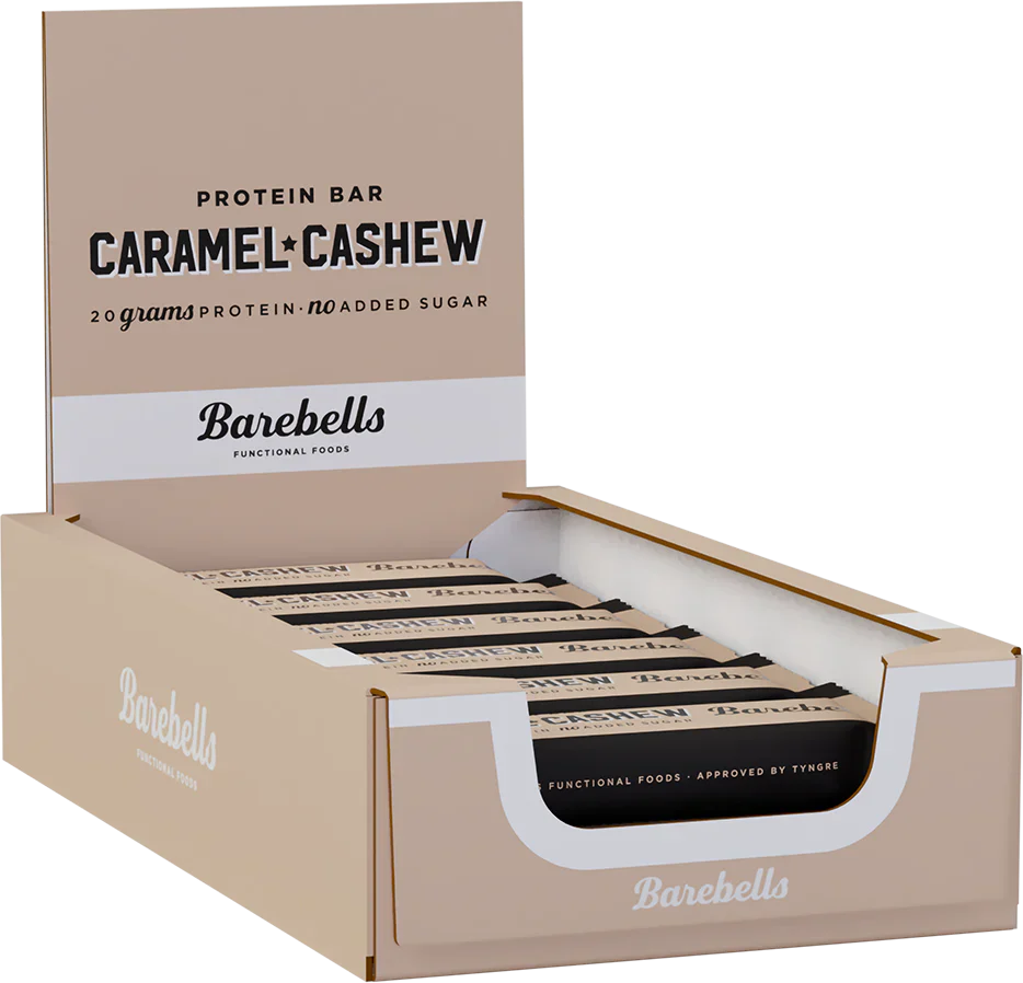 Barebells Protein Bar - 12 x 55 g Caramel & Cashew