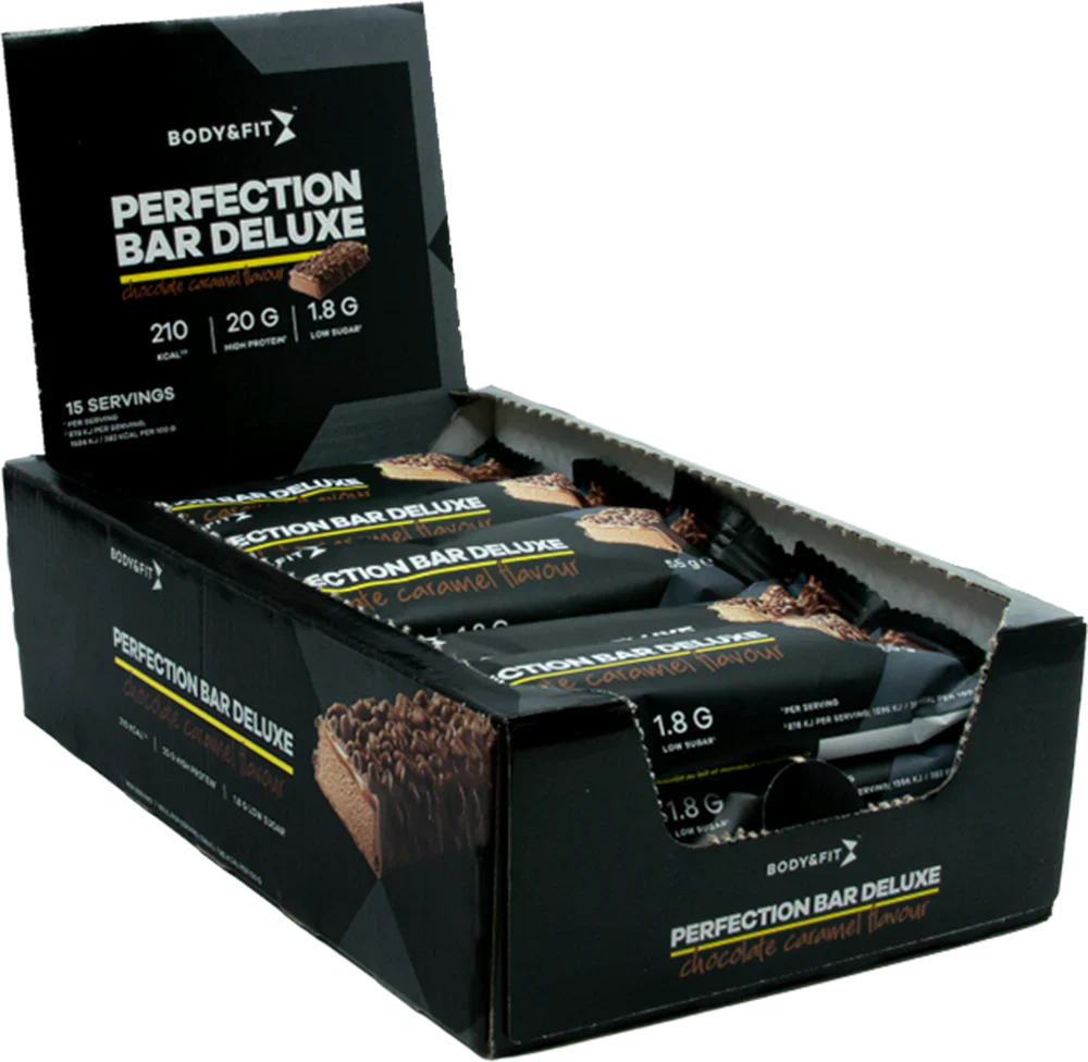 Body & Fit Perfection Bar Deluxe - 15 x 55 g Chocolate & Caramel