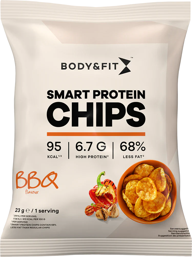 Body & Fit Smart Chips - 12 x 23 g BBQ