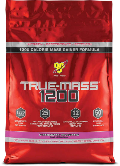 BSN True Mass 1200 Strawberry Milkshake