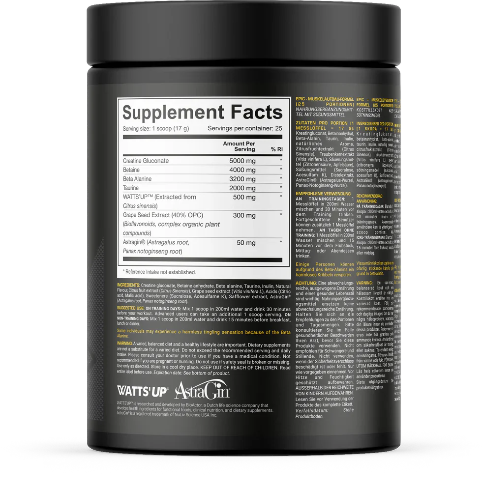 Dedicated Nutrition EPIC - 425 g Lemon