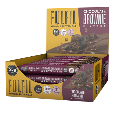 Fulfil Vitamin & Protein Bar - 15 x 55 g Chocolate Brownie