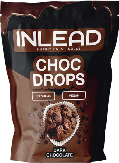 Inlead Choc Drops - 150 g Dark Chocolate