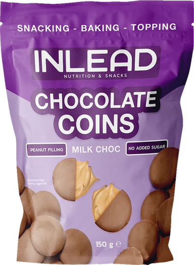 Inlead Chocolate Coins - 150 g Milk Choc