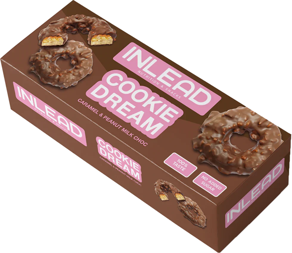 Inlead Cookie Dream - 125 g Caramel & Peanut Milk Choc