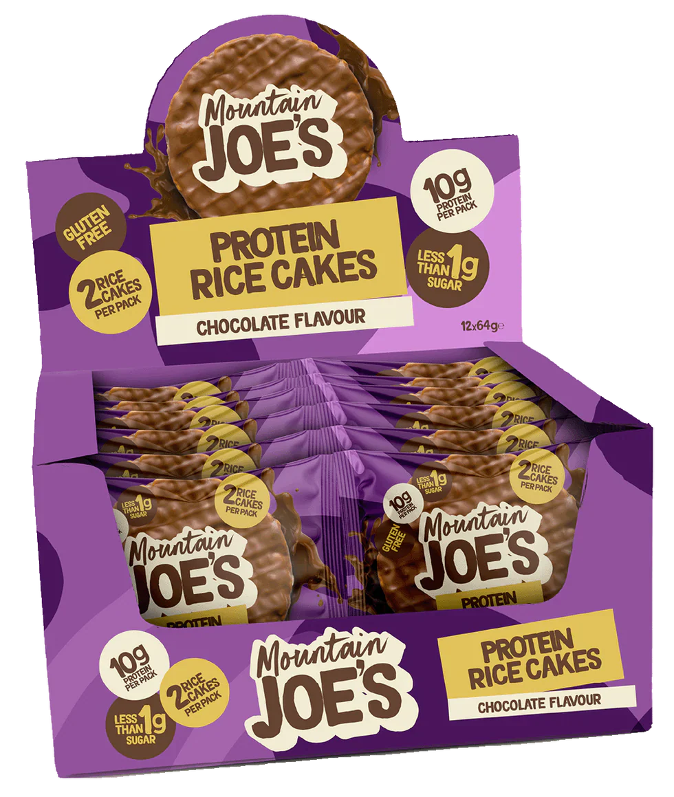 Mountain Joe's Protein Rice Cakes - 12 x 64 g Chocolate