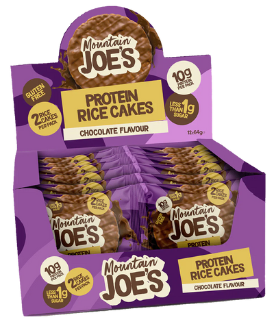 Mountain Joe's Protein Rice Cakes - 12 x 64 g Chocolate