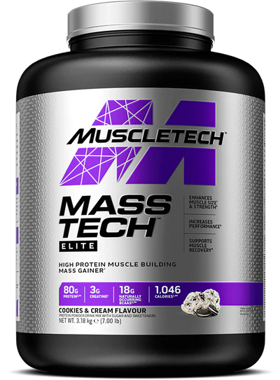 MuscleTech Mass Tech Elite - 3180 g Cookies and Cream