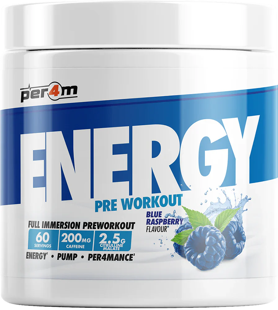 PER4M Energy Pre-workout - 390 g Blue Raspberry