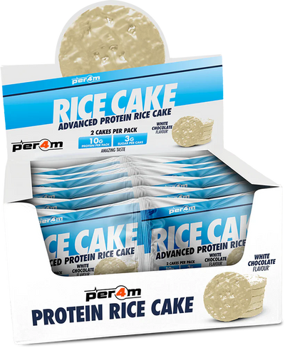 PER4M Rice Cakes - 12 x 32 g White chocolate