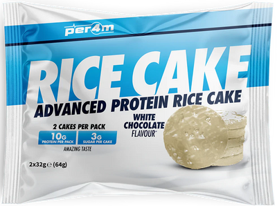 PER4M Rice Cakes - 12 x 32 g White chocolate