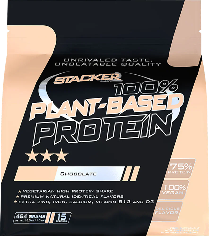 Stacker2 100% Plant Based Protein - 454 g Chocolate