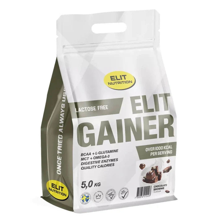 ELIT GAINER - Lactose free, 5000 g, Chocolate Brownie