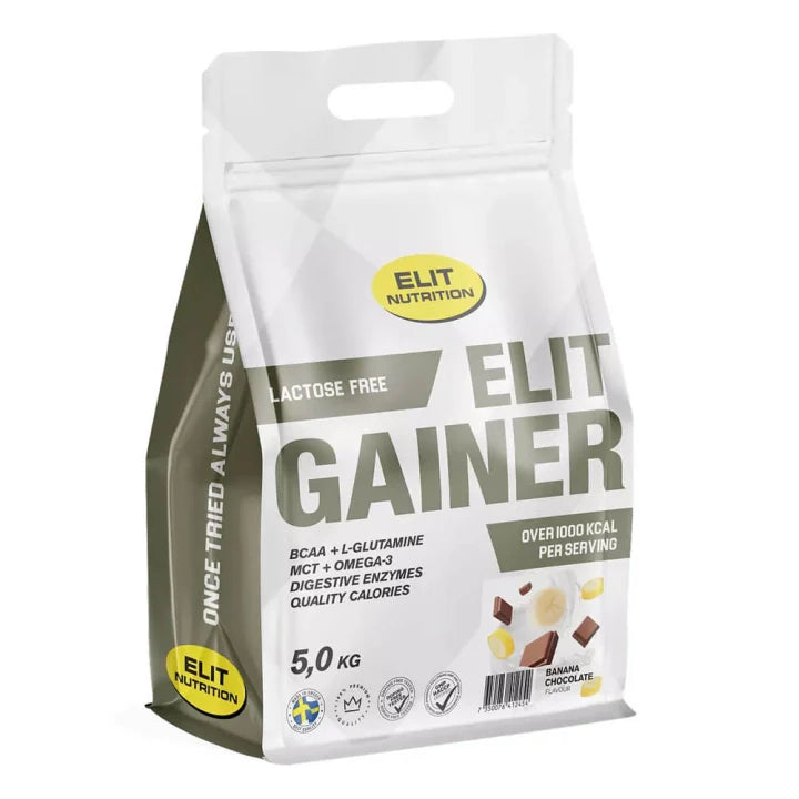 ELIT GAINER - Lactose free, 5000 g, Banana Chocolate