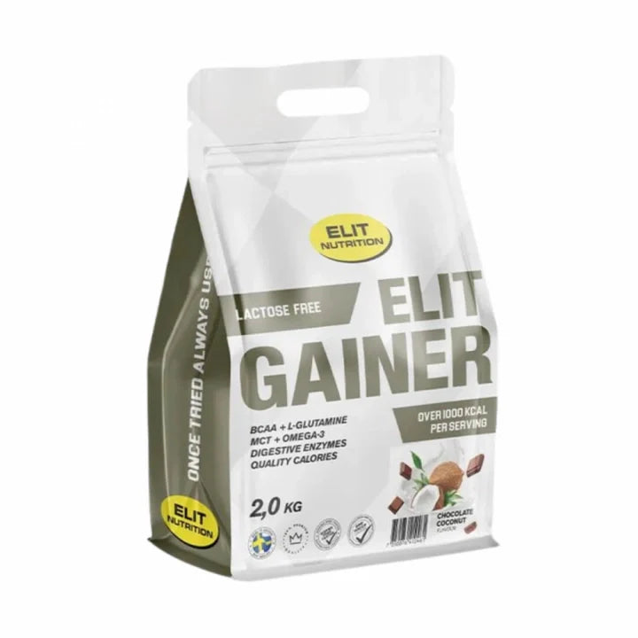 ELIT GAINER - Lactose free, 2000 g, Chocolate Coconut