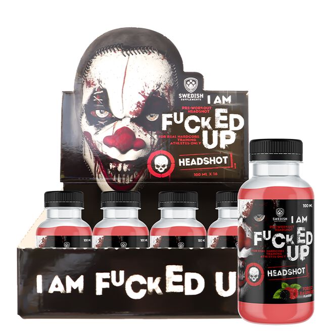 Swedish supplements Fucked Up Shots -  Raspberry