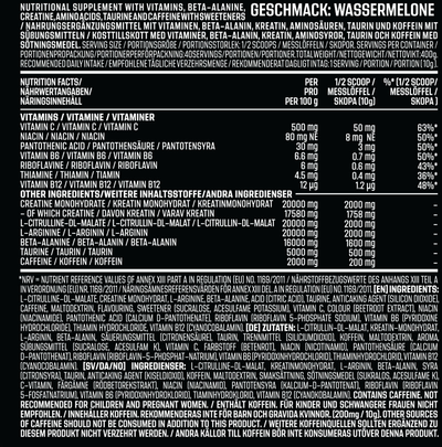 AK-47 Labs Schizo Pre-Workout - 400 g Eden's Apple