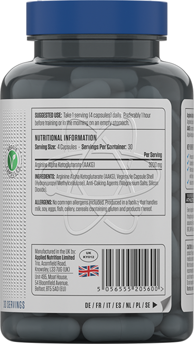 Applied Nutrition AAKG - 120 caps