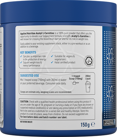 Applied Nutrition Acetyl L-Carnitine - 150 g