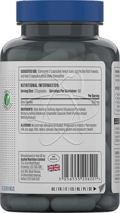 Applied Nutrition Beta-Alanine 1500 - 120 caps