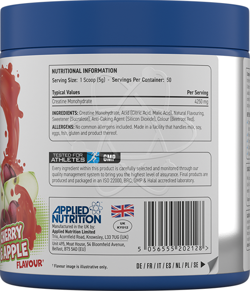 Applied Nutrition Flavoured Creatine Monohydrate - 250 g Cherry & Apple