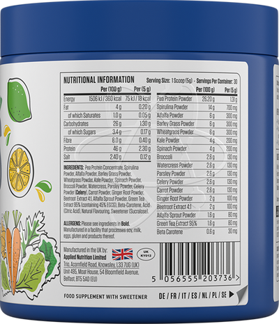 Applied Nutrition Flavoured Critical Greens - 150 g Unflavoured