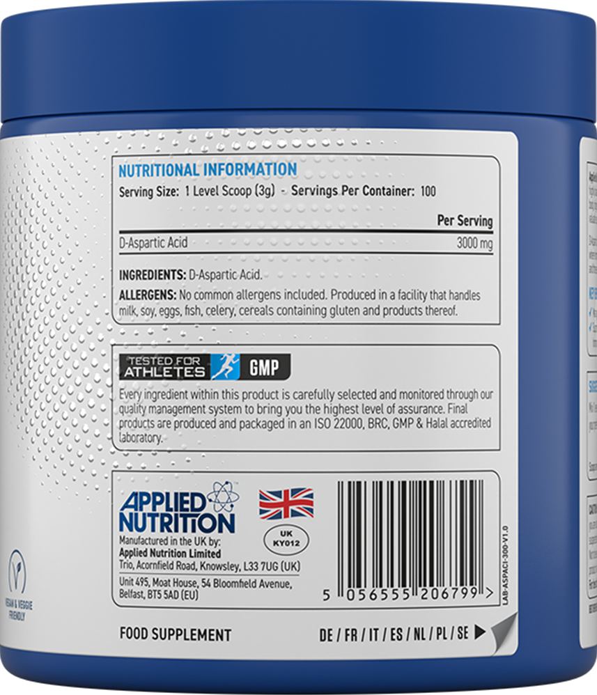 Applied Nutrition D-Aspartic Acid - 300 g
