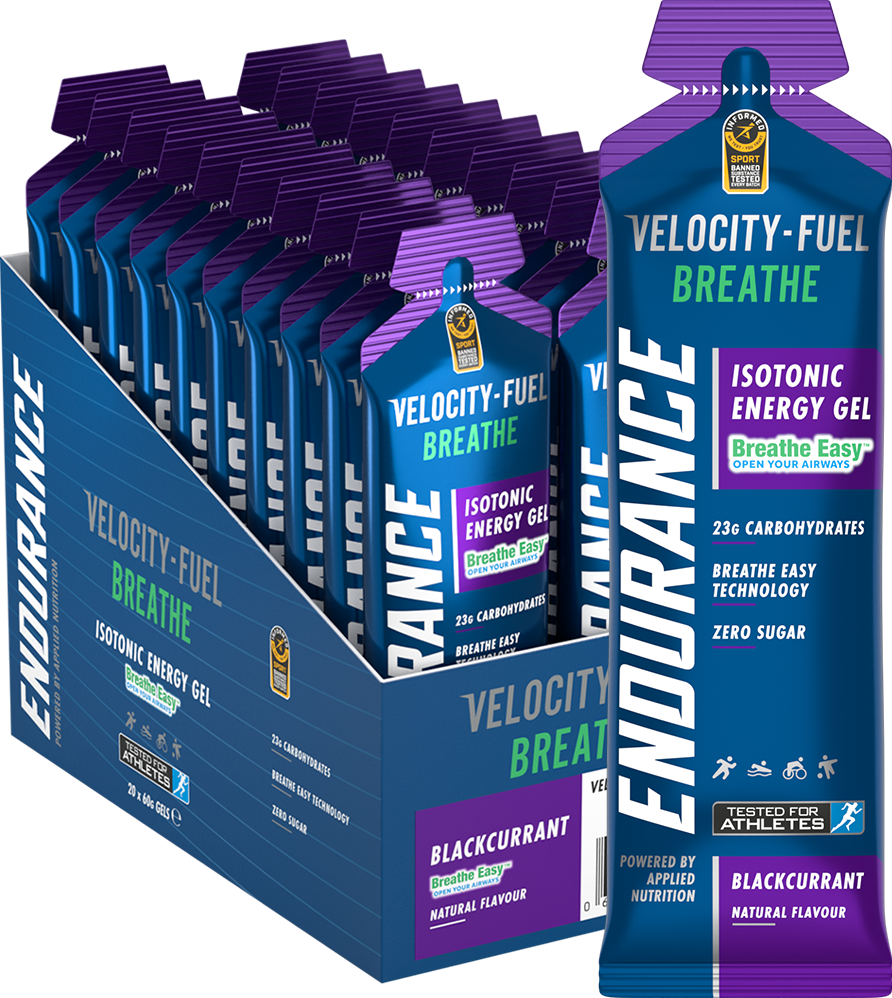 Applied Nutrition Breathe Isotonic Energy Gel - 20 x 60 ml Blackcurrant