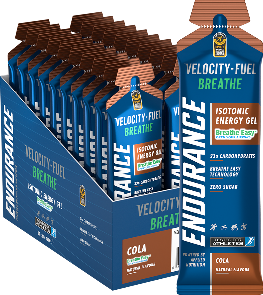 Applied Nutrition Breathe Isotonic Energy Gel - 20 x 60 ml Cola