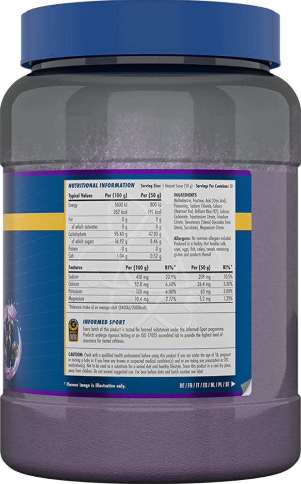 Applied Nutrition Endurance Carb & Electrolyte Energy - 1500 g Blackcurrant