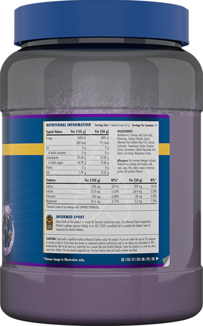 Applied Nutrition Endurance Carb & Electrolyte Energy - 1500 g Blackcurrant
