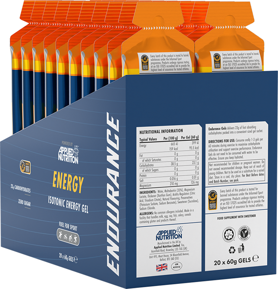 Applied Nutrition Isotonic Energy Gel - 20 x 60 ml Tropical