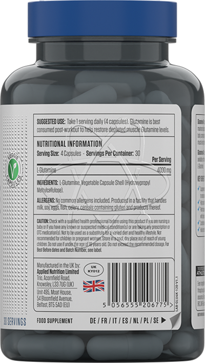 Applied Nutrition Glutamine 4K - 120 caps