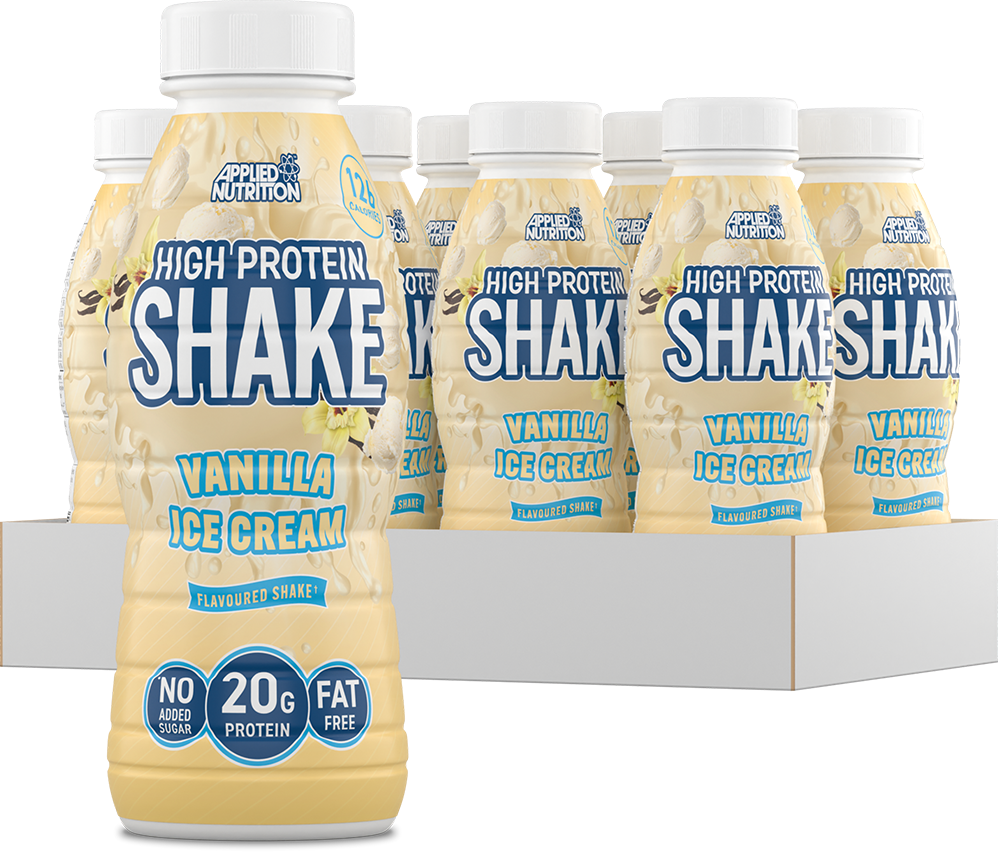 Applied Nutrition High Protein Shake - 8 x 330 ml Vanilla Ice Cream