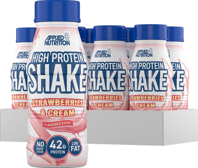 Applied Nutrition High Protein Shake - 8 x 500 ml Strawberries & Cream