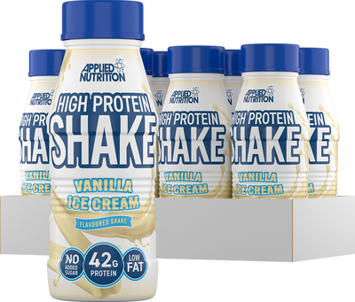 Applied Nutrition High Protein Shake - 8 x 500 ml Vanilla Ice Cream
