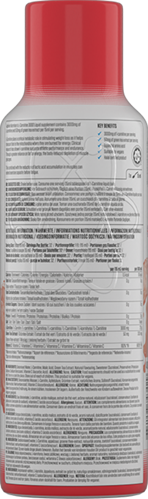 Applied Nutrition Liquid L-Carnitine - 480 ml Fruit Burst