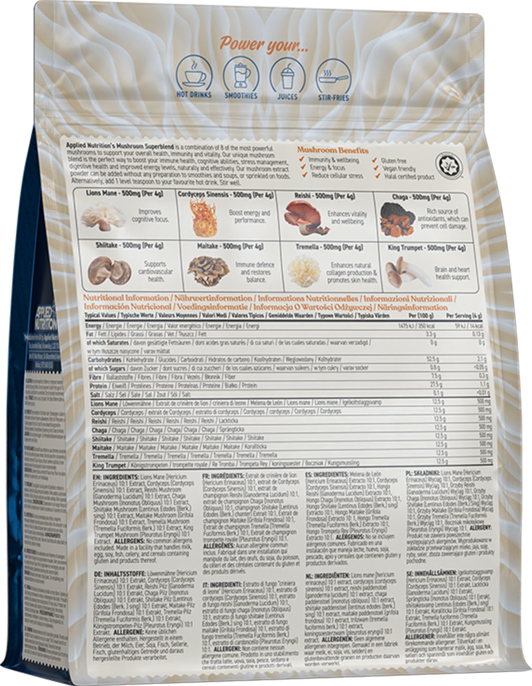 Applied Nutrition Mushroom Superblend - 160 g