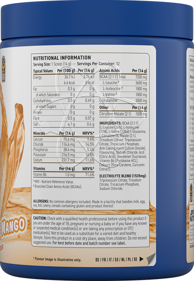 Applied Nutrition BCAA Amino Hydrate - 450 g Orange & Mango