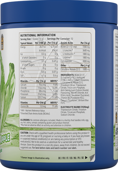 Applied Nutrition BCAA Amino Hydrate - 450 g Green Apple